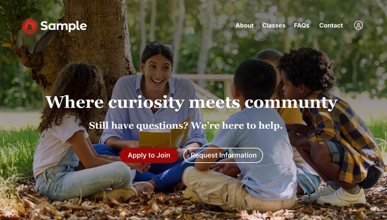 Where curiosity meets community — an outdoor template