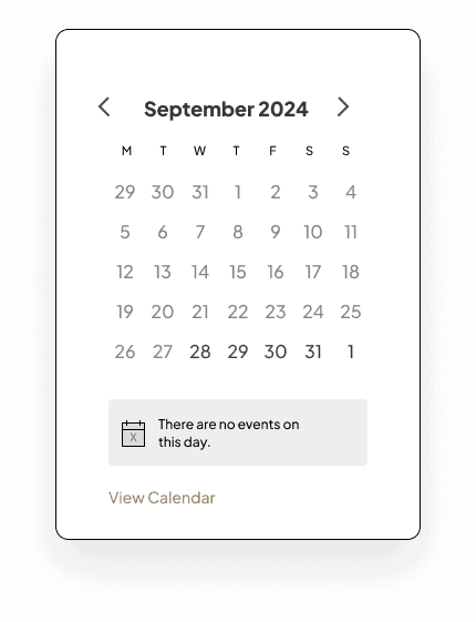 Section Events Mini Calendar Image
